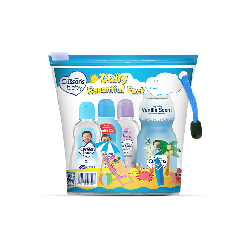 CUSSONS BABY Kecil/Medium/besar BAG GIFT SET - PAKET SABUN MANDI BAYI