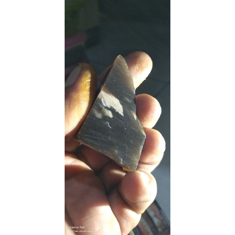 Batu fosil kelor super crystal tembus plong langka