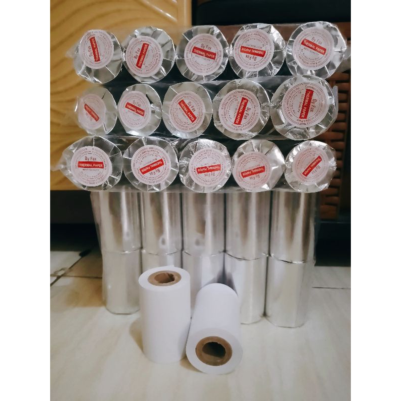 

Kertas Kasir Thermal Murah 57x40mm Paket 1 Pack isi 10 Pcs