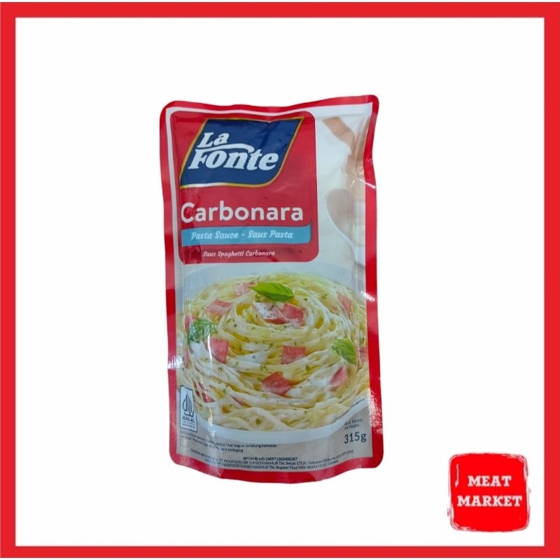 

LaFonte Carbonara/Bolognese Sauce 315gr