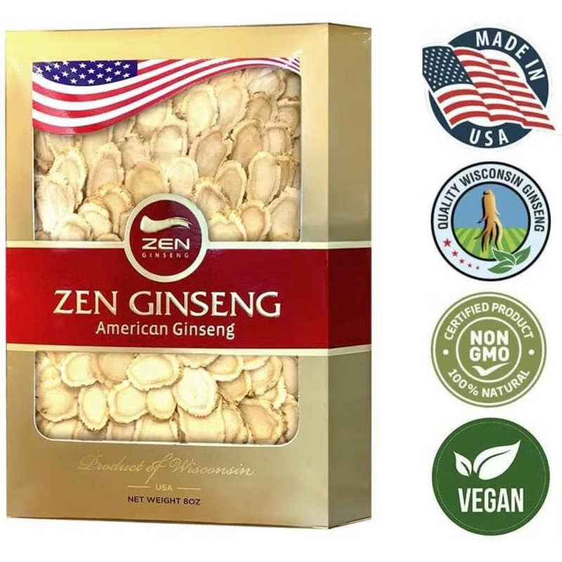 

GINSENG PREMIUM AMERICAN GINSENG SLICE JUMBO 30g ( JAMIN ORIGINAL ) SG