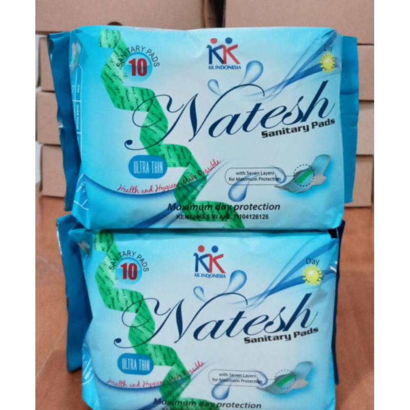 Pembalut Natesh Day pembalut Natesh biru