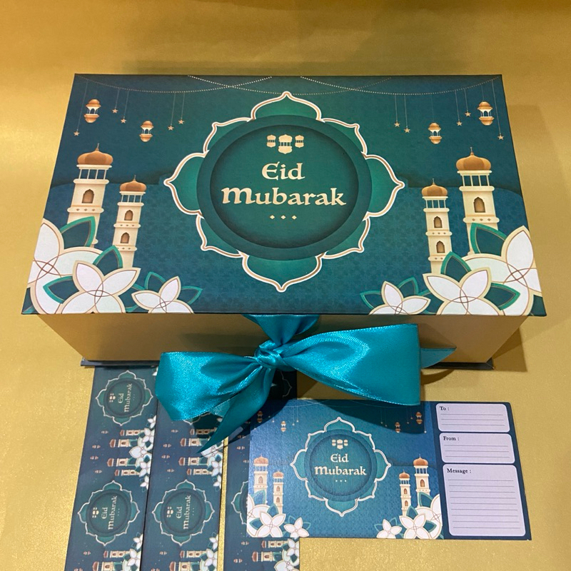 

[FLASH SALE] Box Pita lebaran | hardbox kue kering isi 3 | Idul fitri hampers box