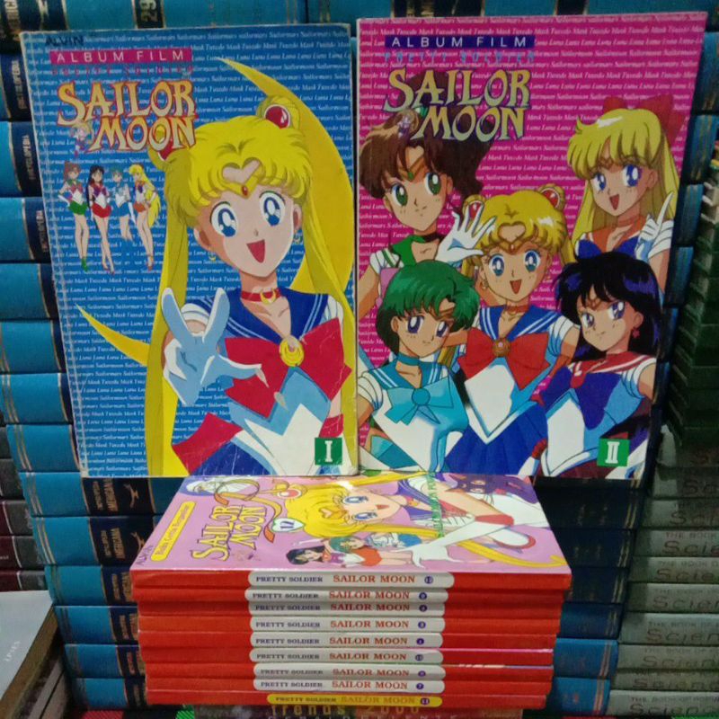 BUKU BUKU ALBUM FILM PRETTY SOLDIER  SAILOR MOON  BUKU CERITA SAILOR MOON BUKU PERMAINAN SAILOR MOON