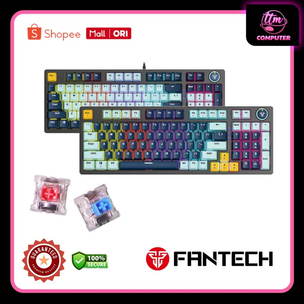 FANTECH ATOM96 MK890V2 RGB Mechanical Gaming Keyboard