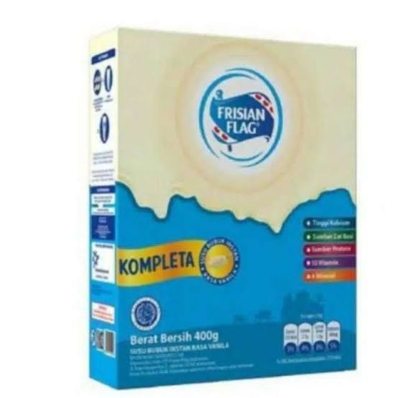 

Frisian Flag Kompleta Vanila / Coklat 400gr & 800gr