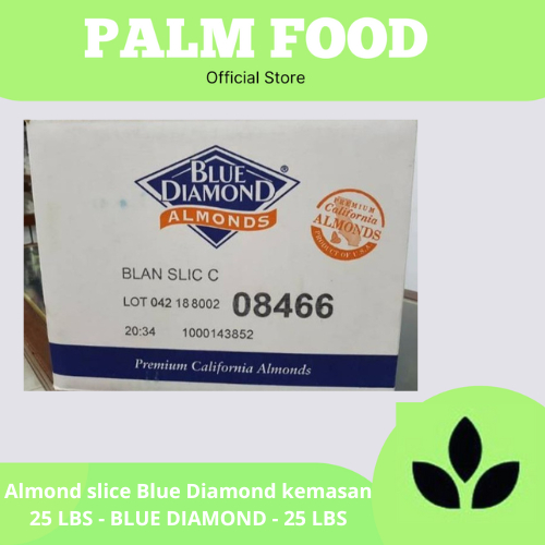 

Almond slice Blue Diamond kemasan 25 LBS - BLUE DIAMOND - 25 LBS