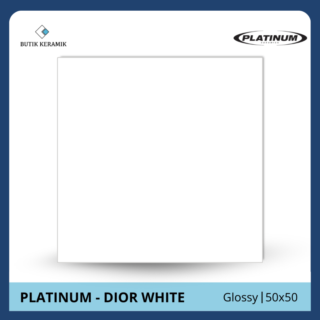 Keramik 50x50 Glossy | Platinum | Dior Series | Glossy | Grade A / KW 1 | Keramik Lantai Indoor | Ke
