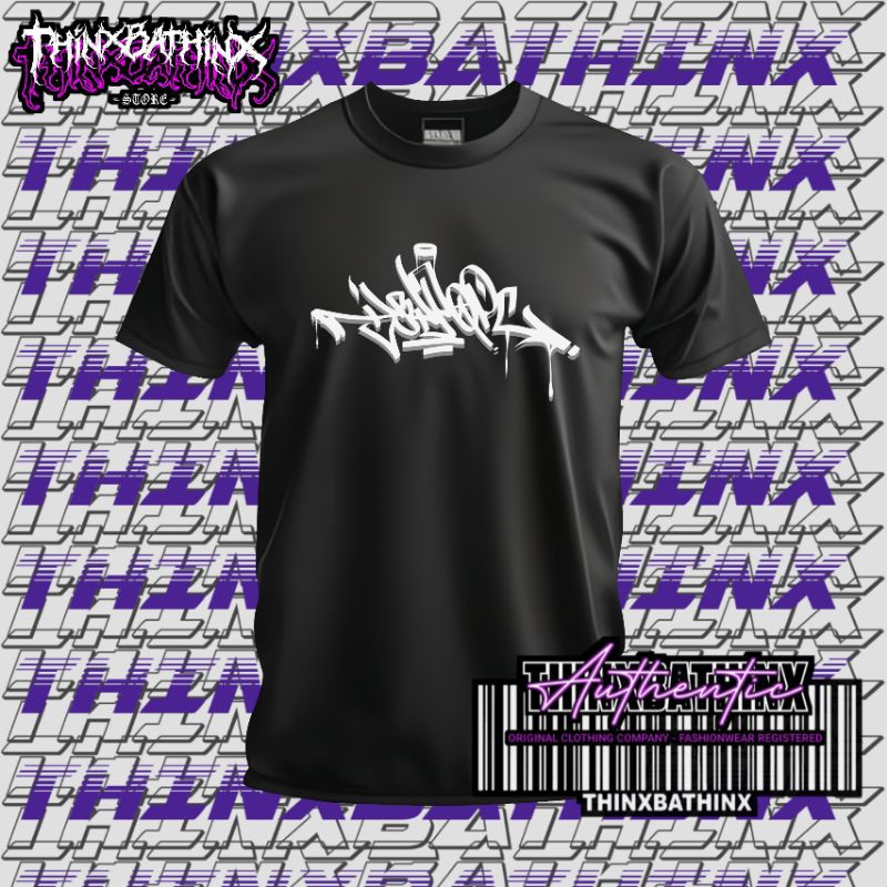 Kaos custom disen grafiti JOBPOP T-shirt GRAFITI JOBPOP