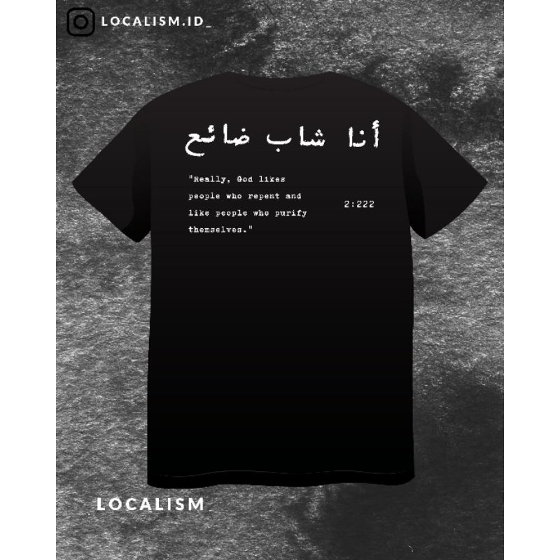 KAOS DISTRO TULISAN ARAB QUOTES MURAH KAOS POLOS KAOS SIMPEL