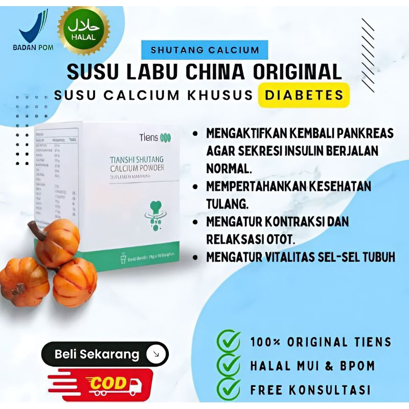 

Susu Labu Cina untuk diabetes shutang calcium powder bubuk Penurun gula darah