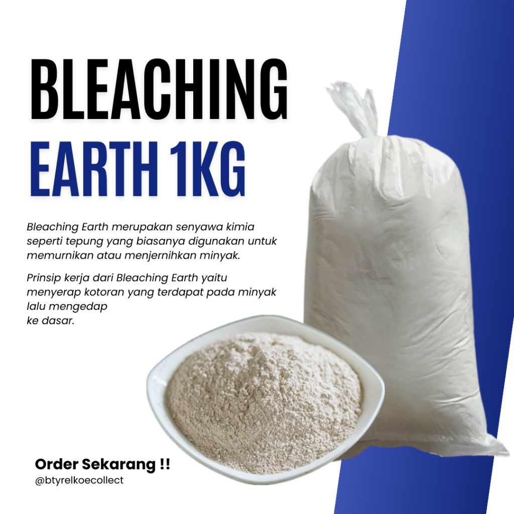 

Bleaching Earth Lokal Netto 1kg Untuk Penjernih Minyak Solar Oli