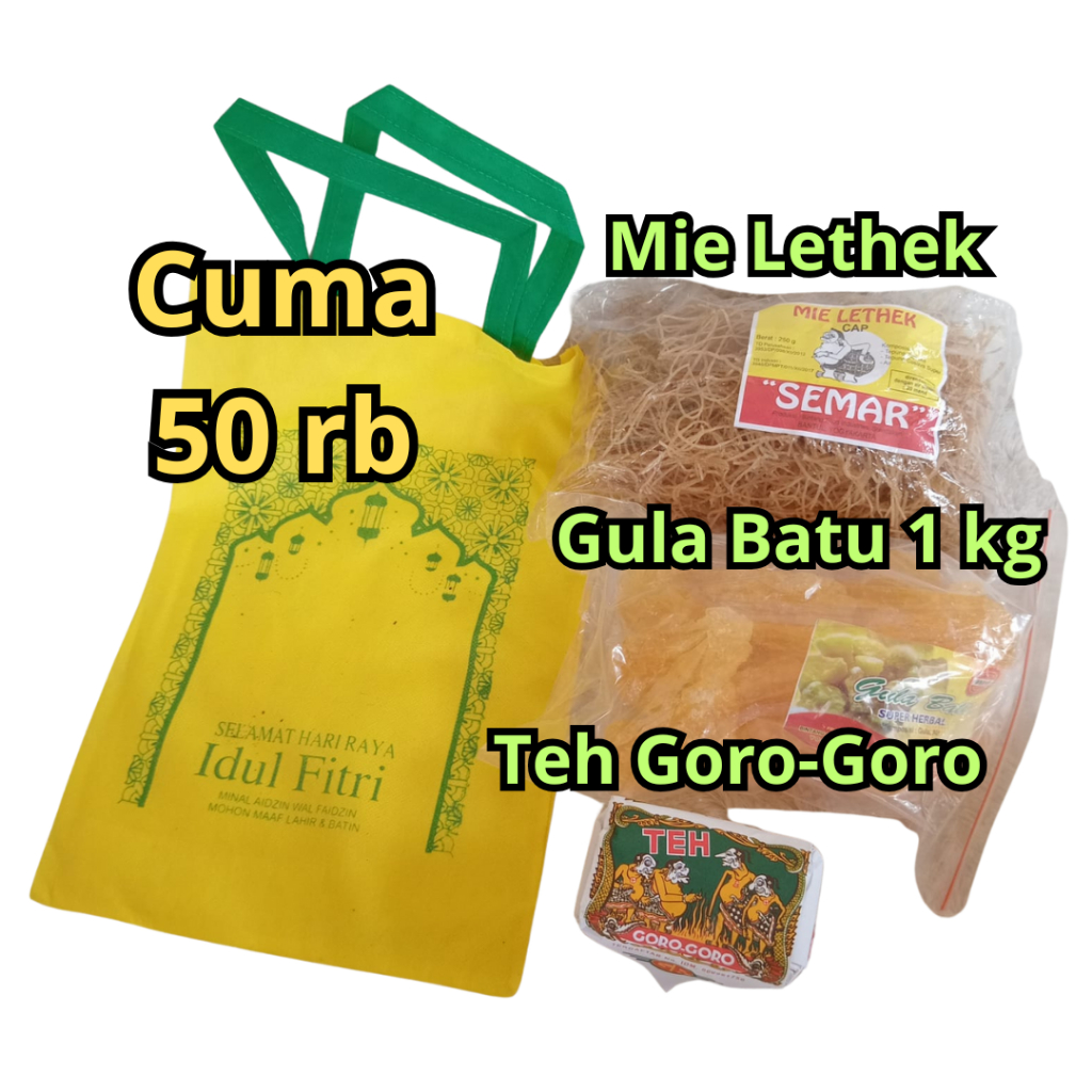 

Hampers Parcel Lebaran Idul Fitri Khas Jogja Sembako Grosir Termurah 50 Ribuan untuk Mertua Saudara