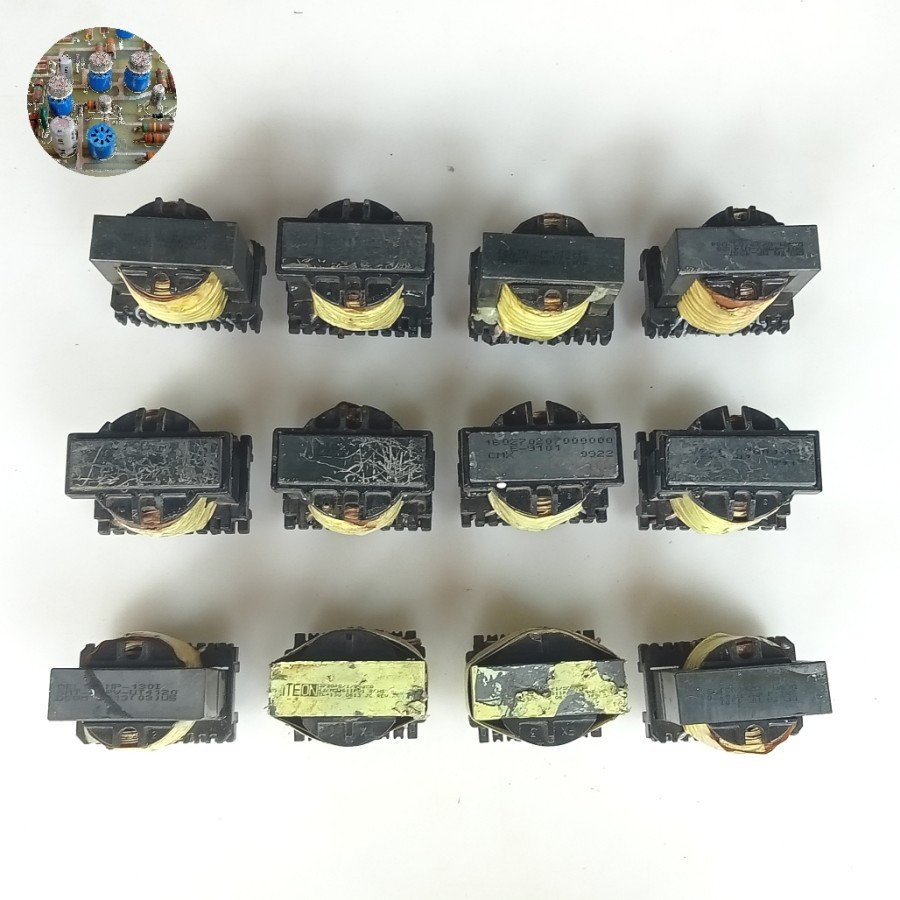 Trafo Ferit ETD49 / ETD 49 NON GAP Bekas UPS dan Power Supply Model berdiri