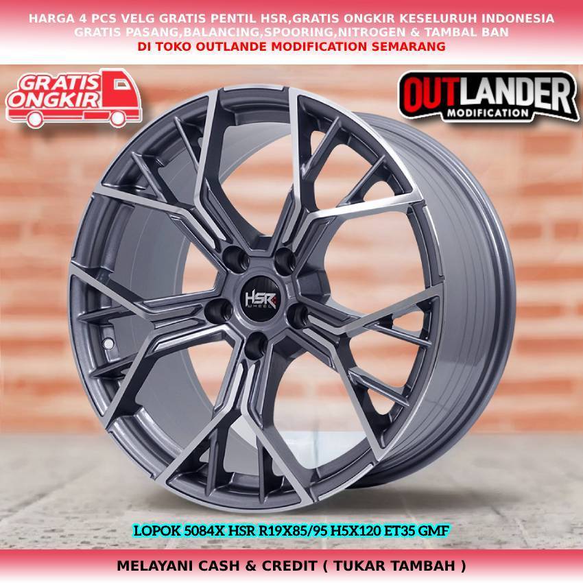 velg racing hsr r19 velg mobil bmw Discovery Rangerover Mini Countryman VwTouareg dll hsr lopok r19