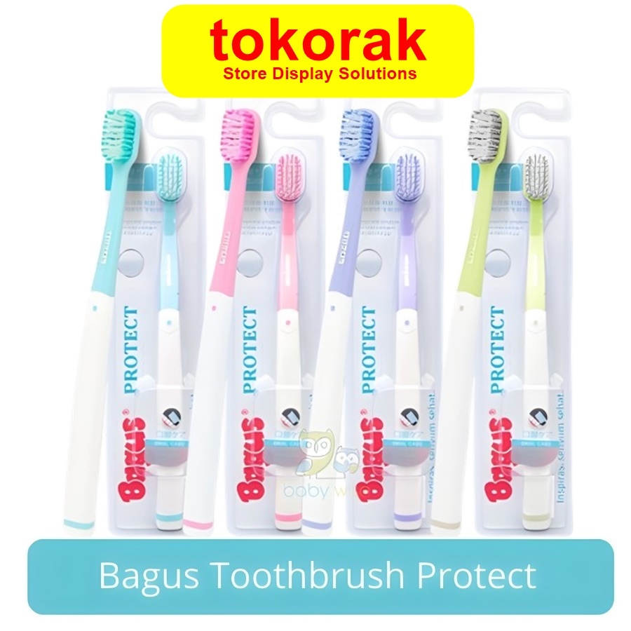 BAGUS TOOTH BRUSH PROTECT BAGUS SIKAT GIGI SENSITIF DENGAN BULU HALUS DAN LEMBUT SENSITIVE TOOTHBRUS