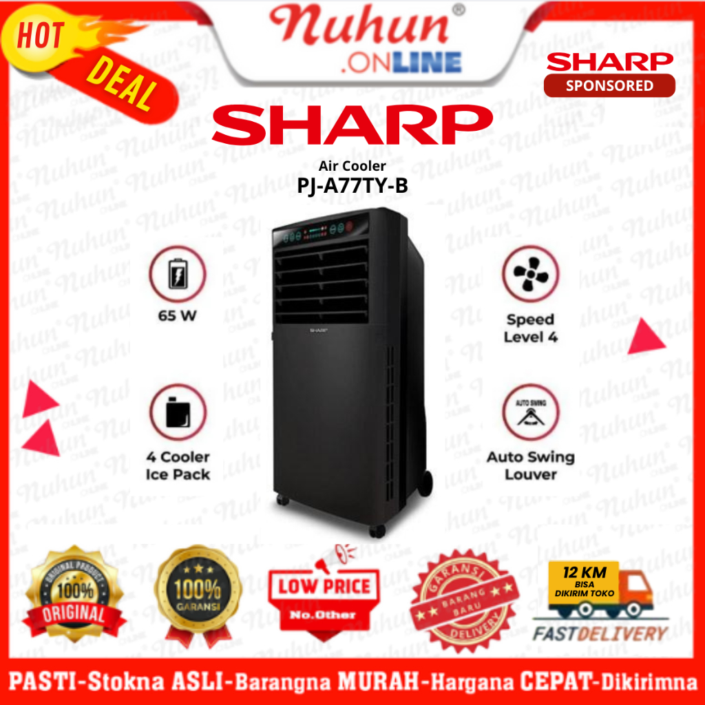 SHARP Air Cooler PJ-A77TY-B