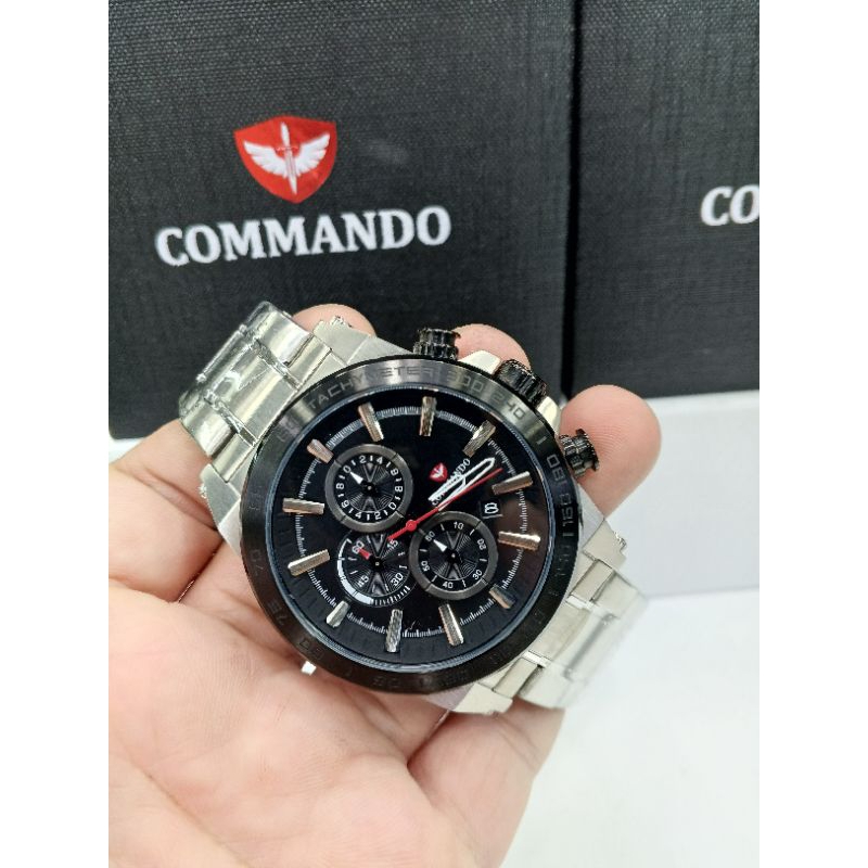 Commando CM7005G-3SDBBB#CM7005G-3SDBBB#Commando CM7005G#Jam tangan pria Commando CM7005G#Man watch C