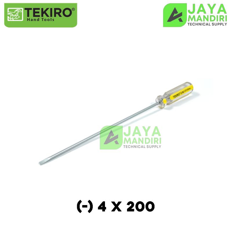 Tekiro Obeng Seting Karburator Panjang Tekiro Obeng Kristal Min (-) 4 x 200 mm