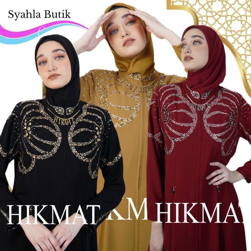 HIKMAT ABAYA A6265 NEW ARRIVAL TERBARU TERMURAH SYAHLA BUTIK