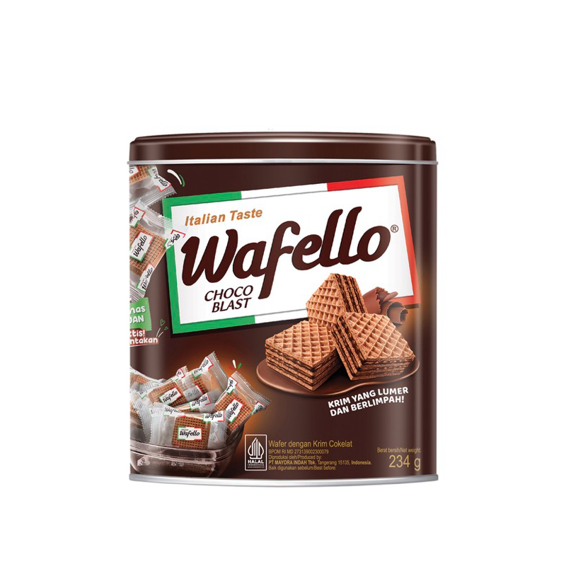 

Wafello Wafer Choco Blast Kaleng 234 gr