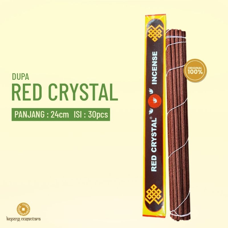 Dupa Tibetan Red Crystal Original Nepal