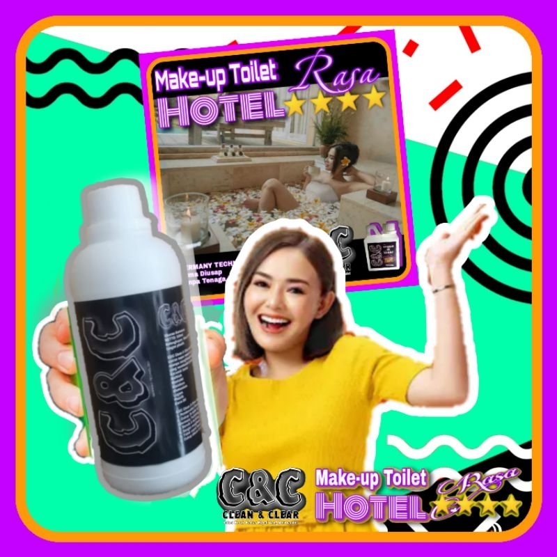 C&C Pembersih kerak keramik kamar mandi Membandel makeup toilet cleaner