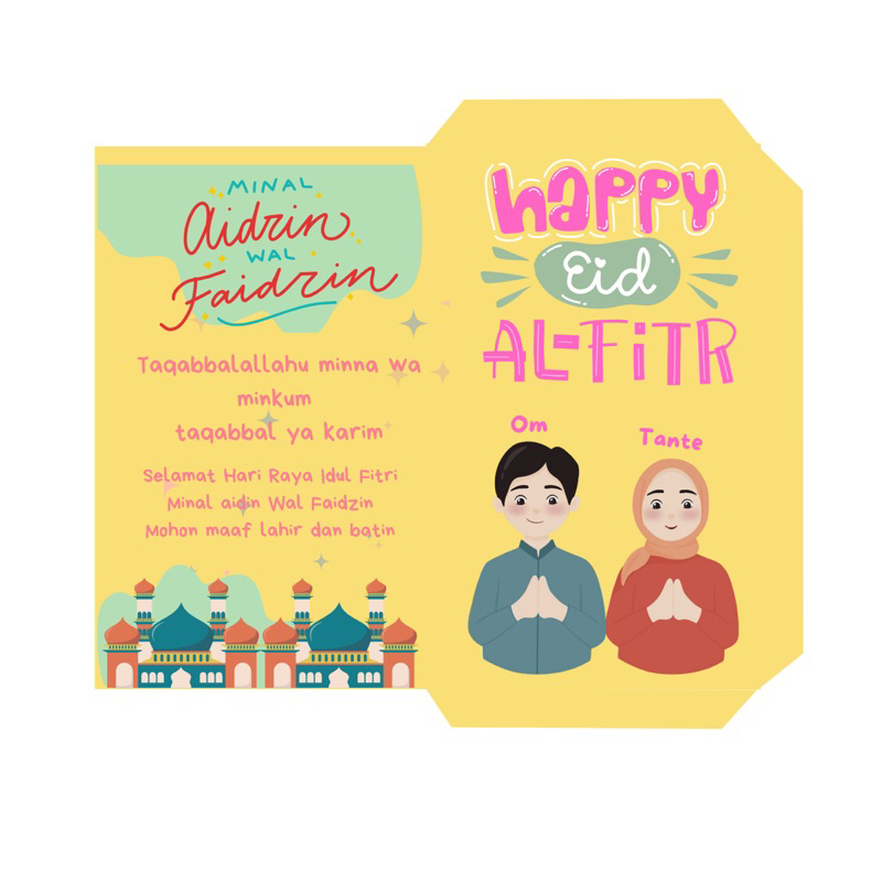 

Amplop lebaran ukuran 6.5cm x 9.5cm