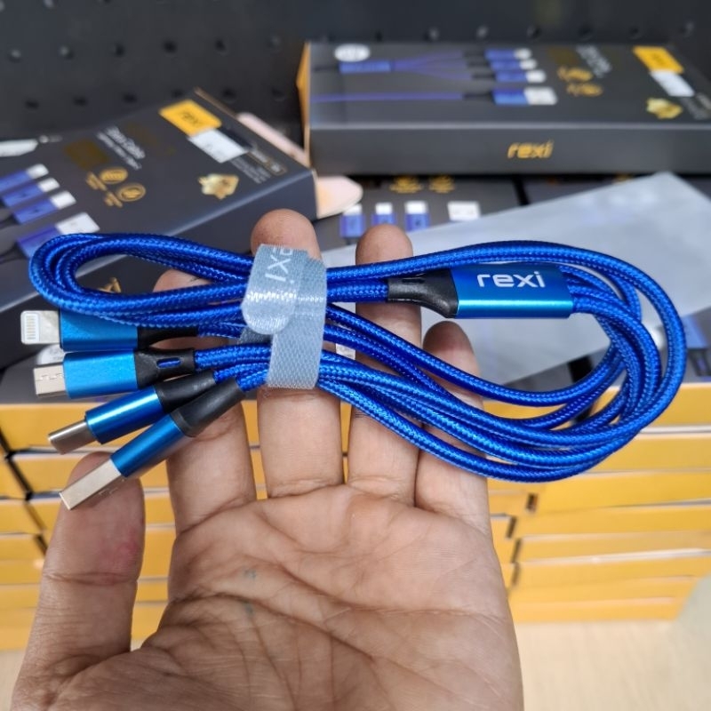 KABEL DATA 3 in 1 ORIGINAL REXI KD01 T (KD01-1)