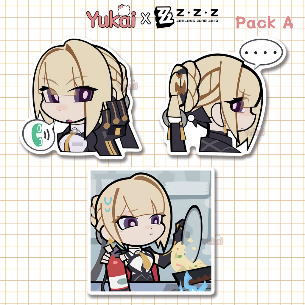 

Stiker Evelyn Zenless Zone Zero (ZZZ) Premium - Sticker Pack Anime Waterproof