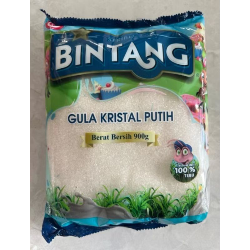 

Gula Kristal Putih BINTANG 900g