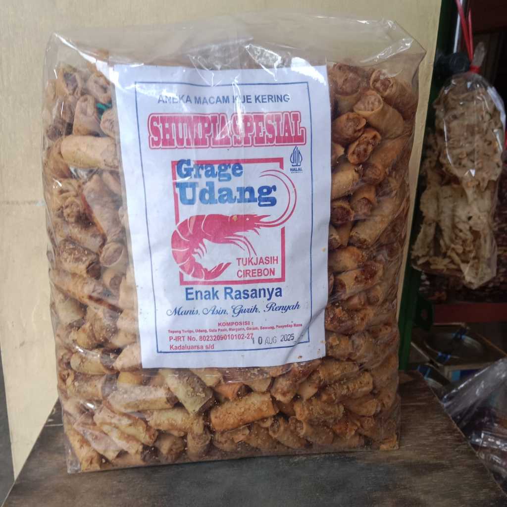 

1KG SUMPIA UDANG GURIH KHAS CIREBON - REAL SNACK