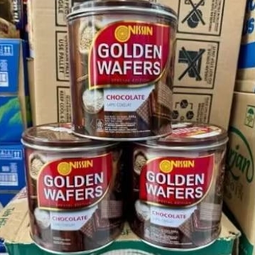 

Nissin Golden Wafer 300gram x 6 kaleng ( 1 karton)