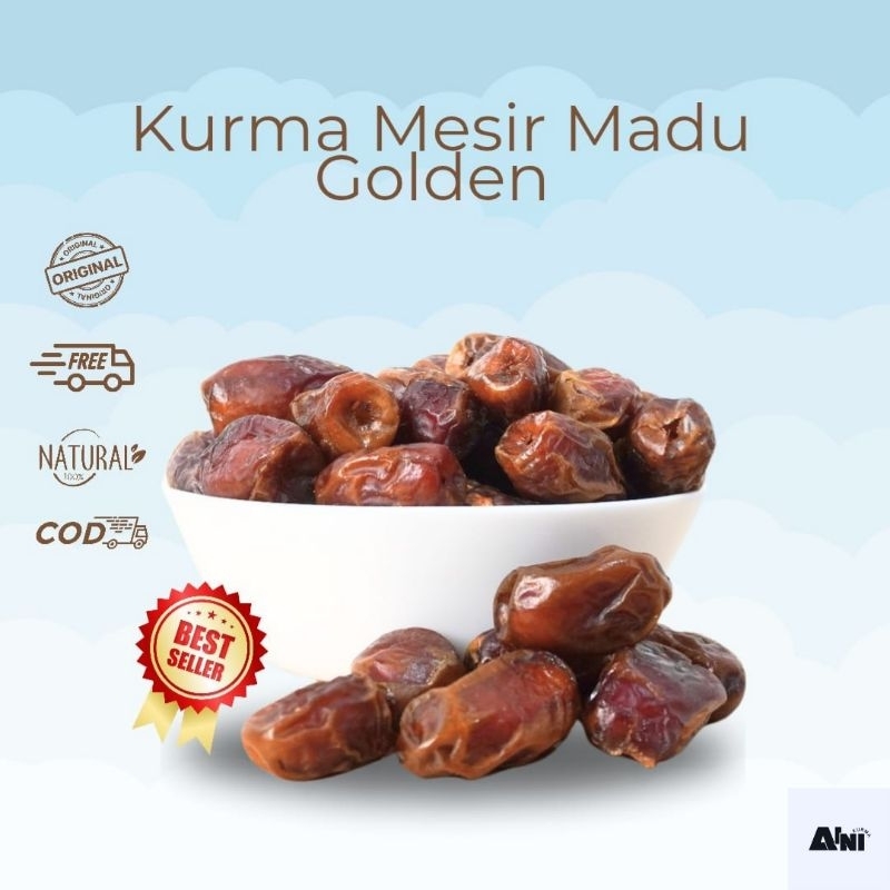 

Kurma Mesir Madu Golden 1KG teman saat puasamu original premium