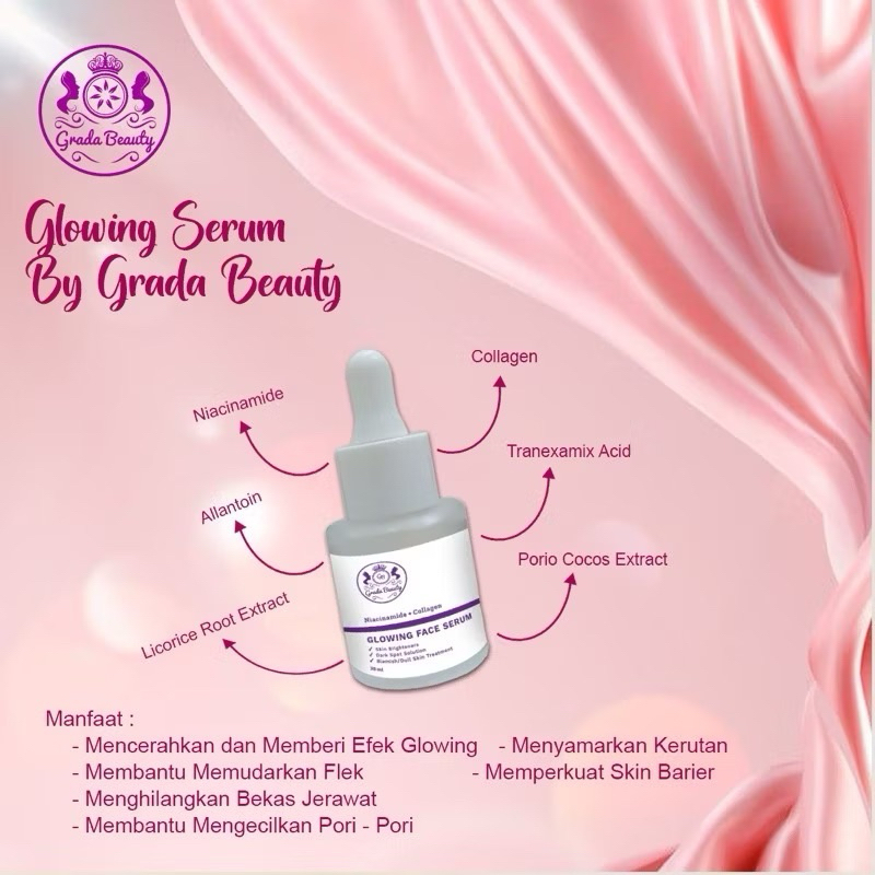 Serum Extra Glowing Grada Beauty 20ml (kemasan besar)