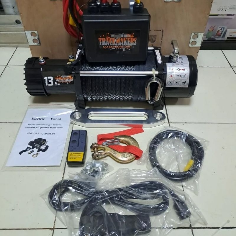 WINCH TRACKMAKERS 13000LBS TALI PLASMA 12VOLT