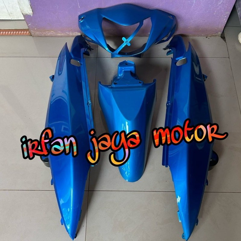 Cover body Satu paket Honda Spacy karbu Spacy Fi Biru