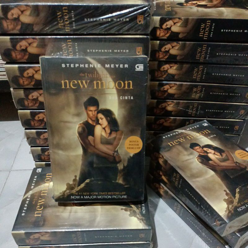 novel stephenie meyer the twilight saga new moon