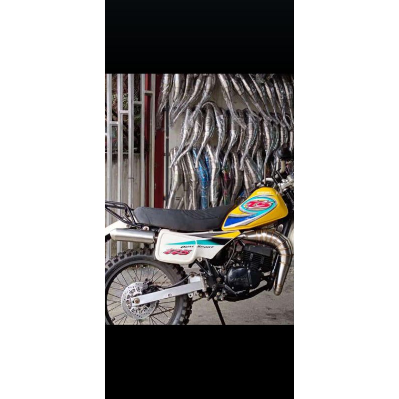 knalpot racing suzuki TS125 Knalpot suzuki ts125 knalpot ts125 knalpot udang ts125 FULL STAINLES