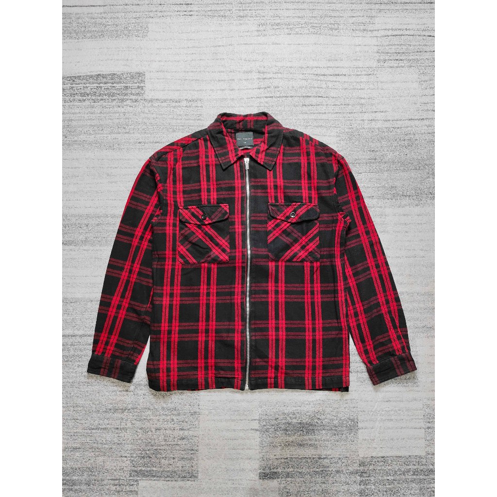 TBJ Nearby Check Overshirt Kemeja Jaket Outer Luaran Flannel