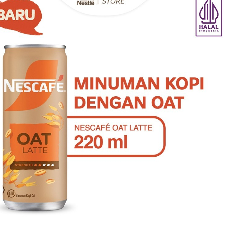 

Nescafe Kopi Minuman Kaleng Rasa Oat Latte 220ml