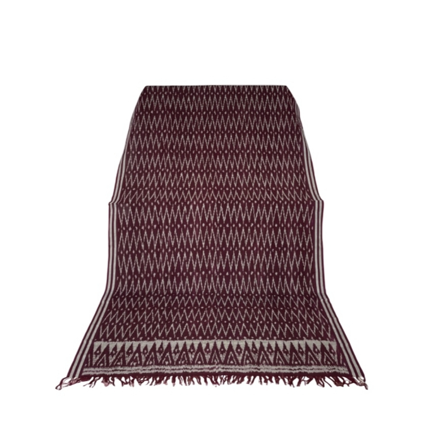 Kain Tenun Blanket Tenun Troso Kain Tenun Jepara Tenun Etnik Warna Merah