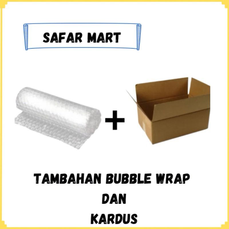 

Tambahan Extra Bubble Wrap Dan Kardus Packing