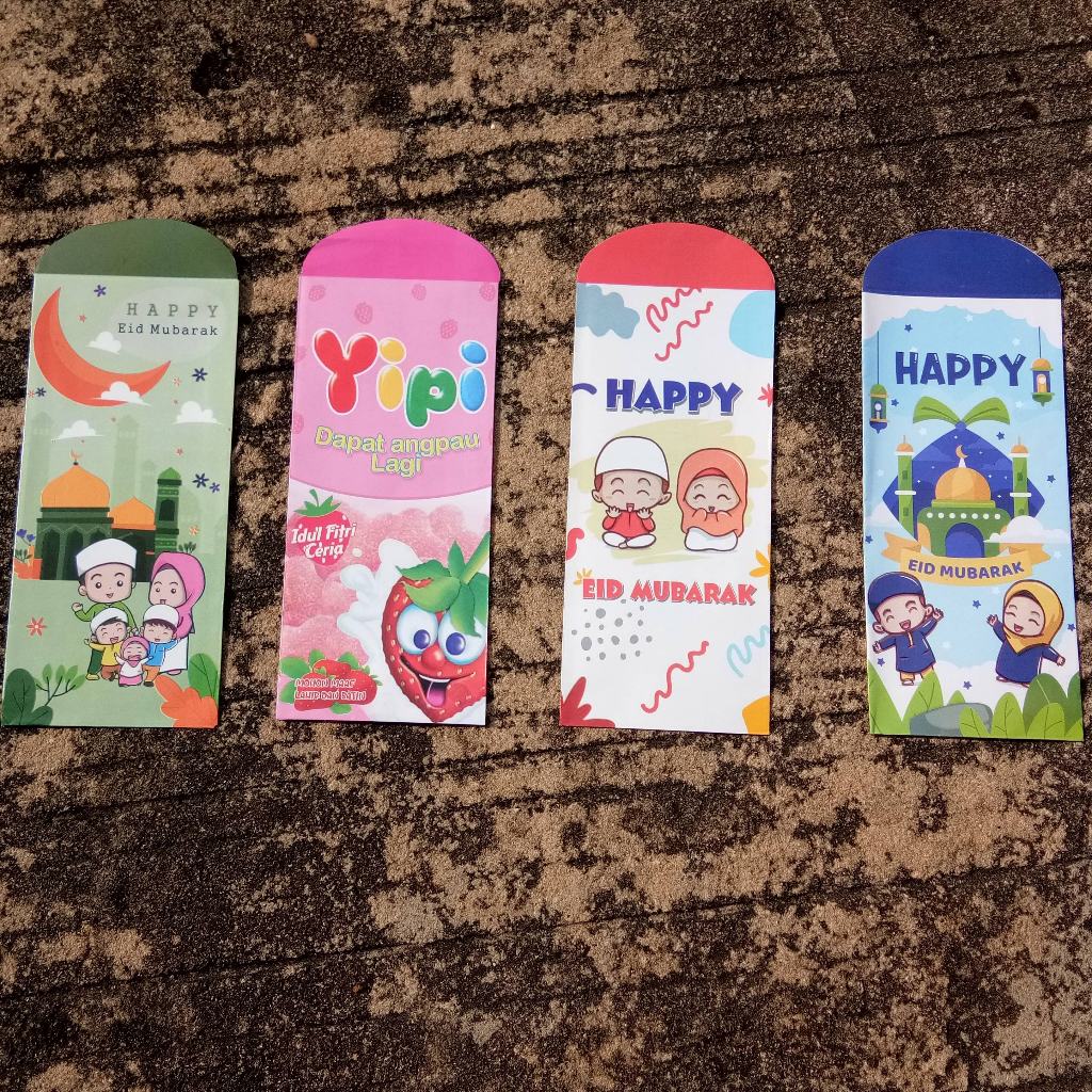 

amplop eid mubarak besar, uang tidak perlu dilipat