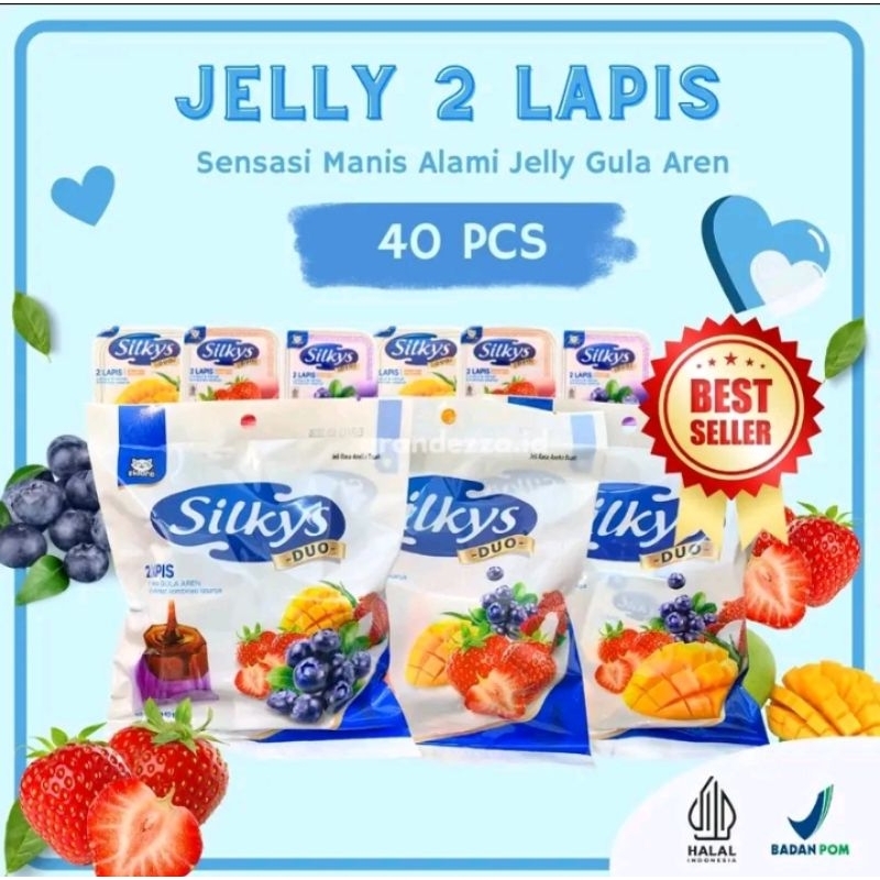 

COD PUDING JELLY SILKY | 3 VARIAN |MANGGA, STRAWBERRY DAN BLUEBERRY