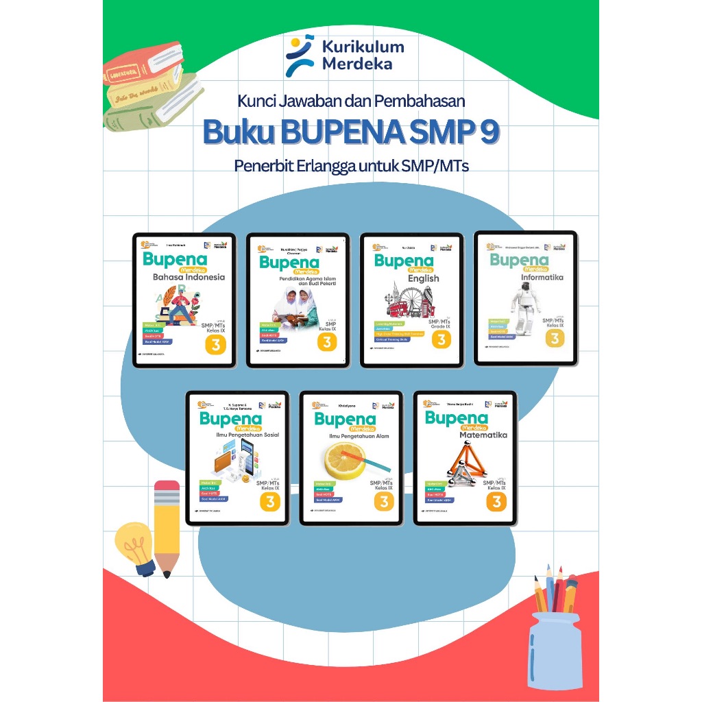 (FlLE) Kunci Jawaban BUPENA Kelas 9 SMP Disertai Pembahasan
