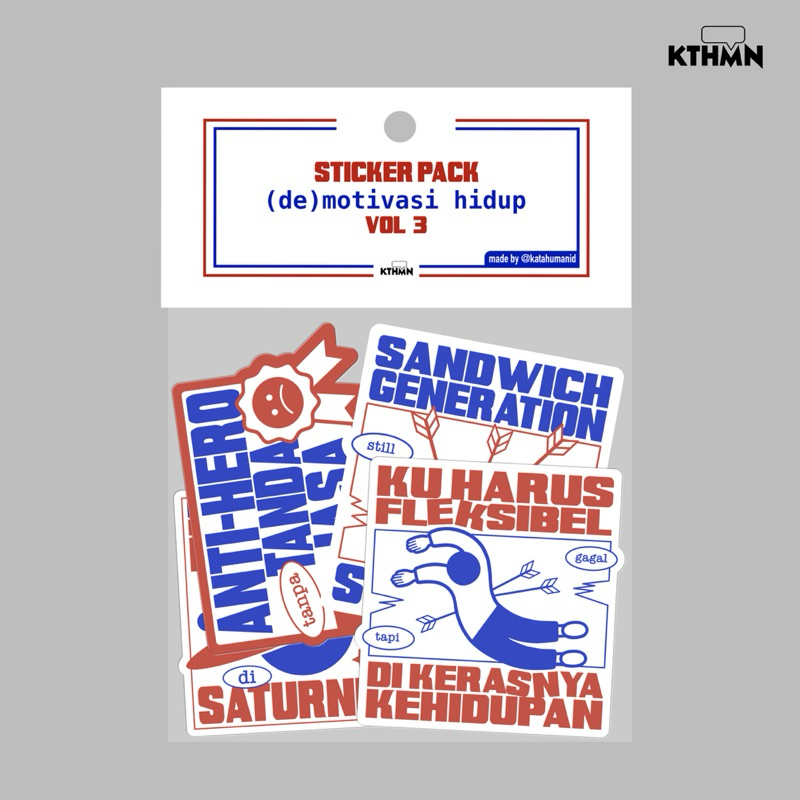 

(de)motivasi hidup Vol. 3 - Sticker Pack