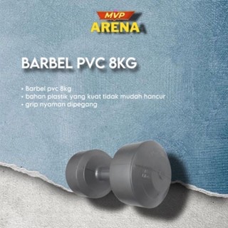 Original Barbel 8 kg Arena MVP latihan beban 8 kg barbel 8kg dumbel 8kg barbel 8kg pvc
