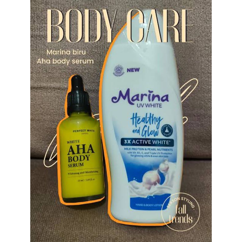Paket Body Care Marina Biru + AHA Body Serum