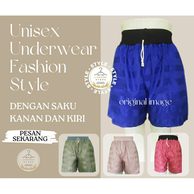 Celana Kolor - Boxer Unisex - Pakaian Dalam Pria Dan Wanita - Celana Dalam Cewek Dan Cowok